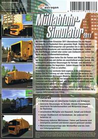 Garbage Truck Simulator - Box - Back Image