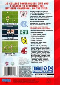 College Football's National Championship II - Box - Back Image