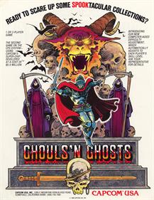 Ghouls'n Ghosts - Advertisement Flyer - Front Image