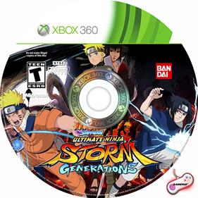 Naruto Shippuden: Ultimate Ninja Storm Generations - Disc Image