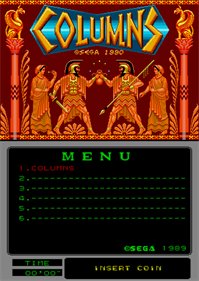 Columns (Mega-Tech) - Screenshot - Game Title Image