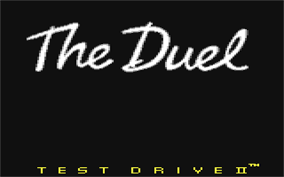 The Duel: Test Drive II - Screenshot - Game Title Image