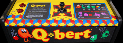 Q*bert - Arcade - Control Panel Image