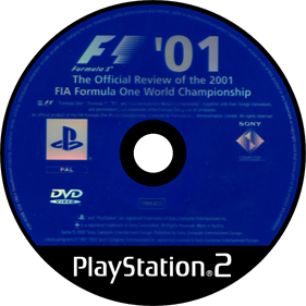 Formula One 2001 - Fanart - Disc
