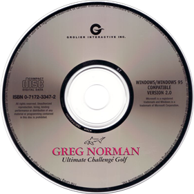 Greg Norman Ultimate Challenge Golf - Disc Image