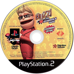 Buzz!: The Schools Quiz - Disc Image