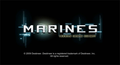 Marines: Modern Urban Combat - Screenshot - Game Title Image