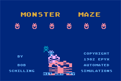 Monster Maze - Screenshot - Game Title Image