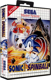 Sonic the Hedgehog Spinball - Box - 3D Image