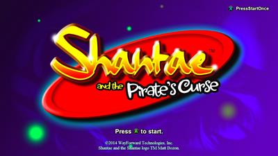 Shantae and the Pirate's Curse - Screenshot - Game Title Image