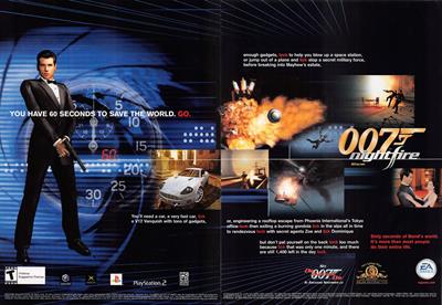 007: Nightfire - Advertisement Flyer - Front Image