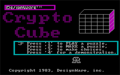 Crypto Cube - Screenshot - Game Title Image