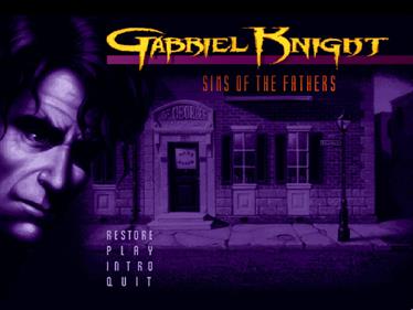 Gabriel Knight: Sins of the Fathers - Screenshot - Game Title Image