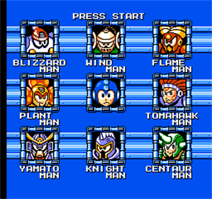 Mega Man 6 - Screenshot - Game Select Image