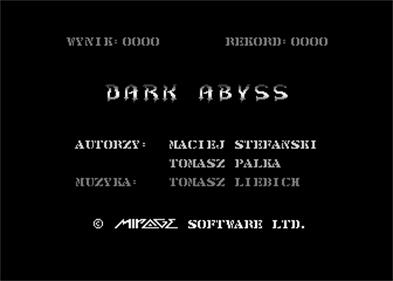 Dark Abyss - Screenshot - Game Title Image