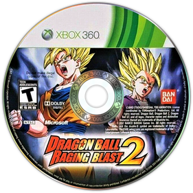 Dragon Ball: Raging Blast 2 - Disc Image