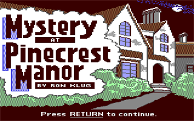 Double Feature: Mystery at Pinecrest Manor - Screenshot - Game Title Image