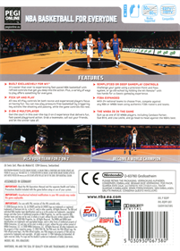 NBA Live 09: All-Play - Box - Back Image