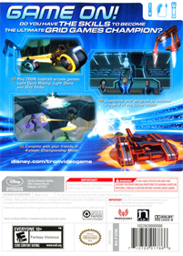 Tron: Evolution: Battle Grids - Box - Back Image