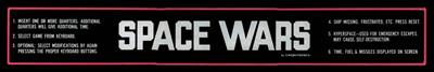 Space Wars - Arcade - Marquee Image