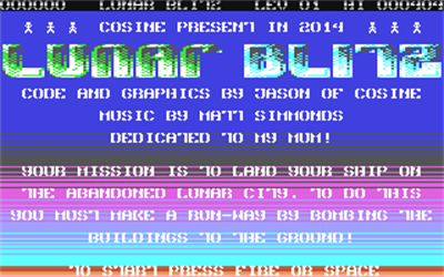 Lunar Blitz RX - Screenshot - Game Title Image