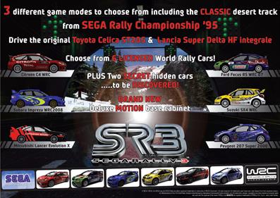 Sega Rally 3 - Advertisement Flyer - Back Image