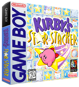 Kirby's Star Stacker - Box - 3D Image