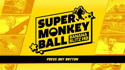 Super Monkey Ball: Banana Blitz HD - Screenshot - Game Title Image