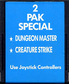 2 Pak Special: Dungeon Master / Creature Strike - Cart - Front Image