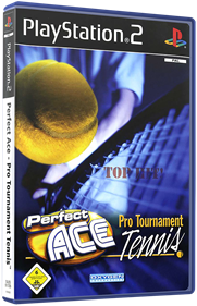 Perfect Ace: Pro Tournament Tennis - Box - 3D Image