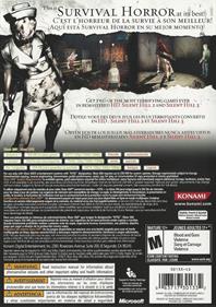 Silent Hill HD Collection - Box - Back Image