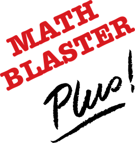 Math Blaster Plus! - Clear Logo Image