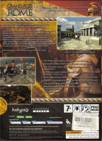 Grand Ages: Rome - Box - Back Image