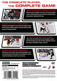 NHL 2K3 - Box - Back Image