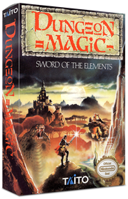 Dungeon Magic: Sword of the Elements - Box - 3D Image