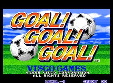 Goal! Goal! Goal! - Screenshot - Game Title Image