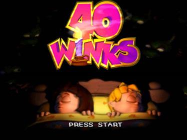 40 Winks - Screenshot - Game Title Image