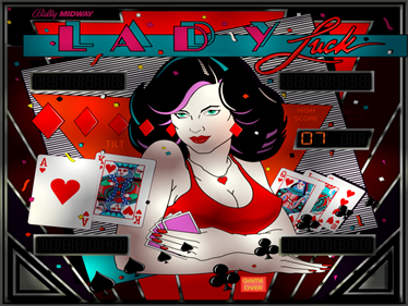 Lady Luck (Bally) - Arcade - Marquee Image