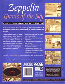 Zeppelin: Giants of the Sky - Box - Back Image