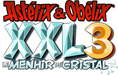 Asterix & Obelix XXL3: The Crystal Menhir - Clear Logo Image