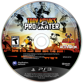 Tony Hawk's Pro Skater HD - Fanart - Disc Image
