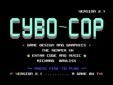 Cybo-Cop - Screenshot - Game Title Image
