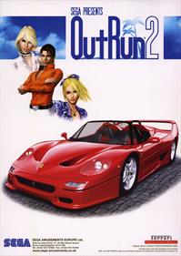 OutRun 2 - Advertisement Flyer - Front Image