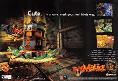 Malice - Advertisement Flyer - Front Image