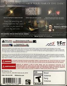 Yomawari: Night Alone - Box - Back Image