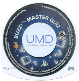 Buzz! Master Quiz - Disc Image
