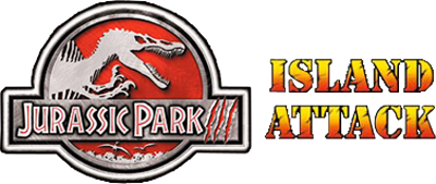 Jurassic Park III: Island Attack - Clear Logo Image