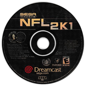 NFL 2K1 - Disc Image