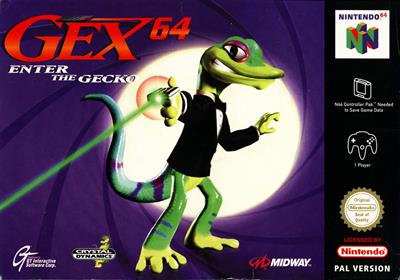 Gex 64: Enter the Gecko - Box - Front