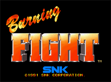 Burning Fight - Screenshot - Game Title Image